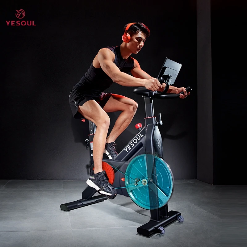 Yesoul C1H best exercise bike factory home use  indoor spinning bicycle magnetic spin bikes rear flywheel manufacturers