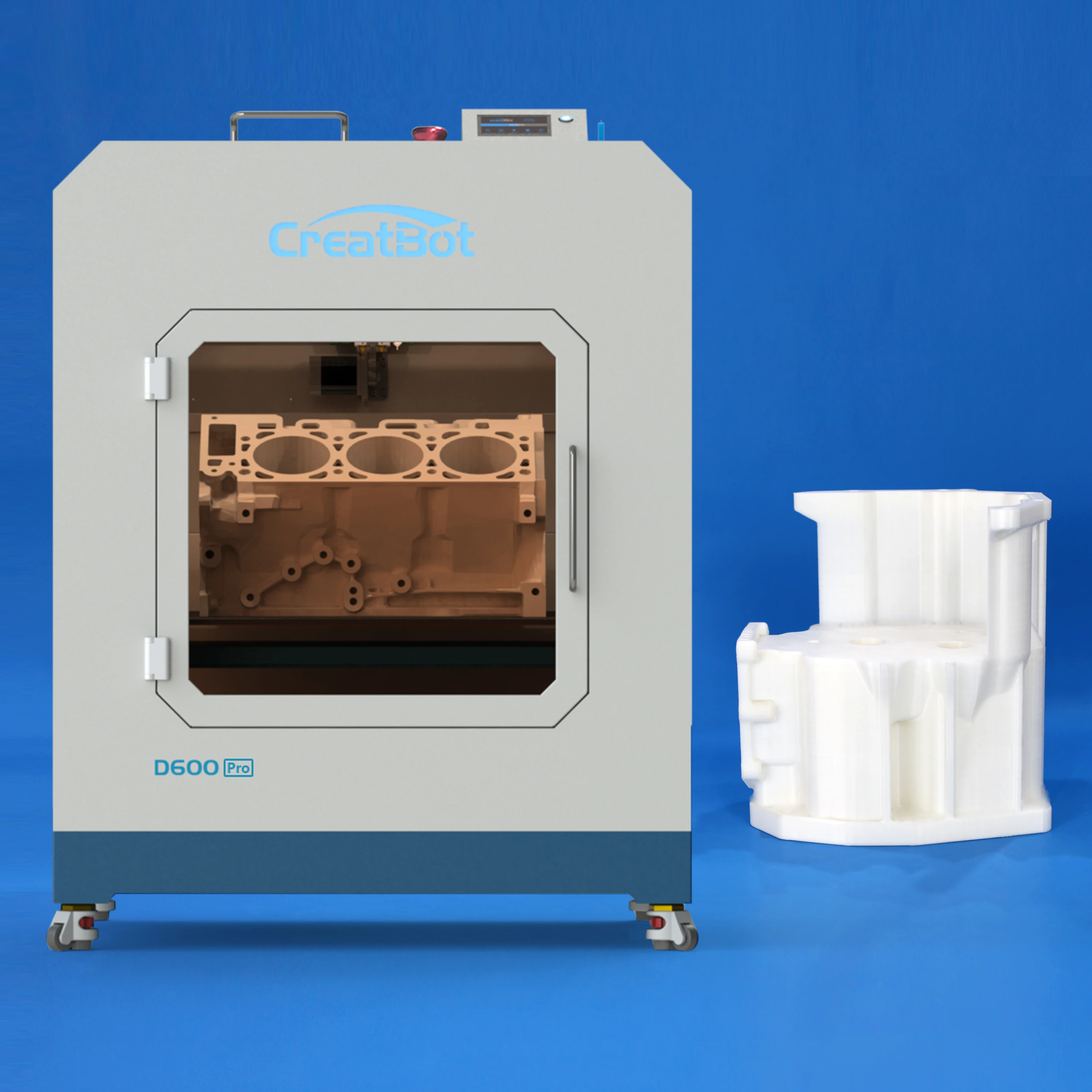 3D Printer Large CreatBot D600PRO 600*600*600mm 3D Printer for House Construction FDM large impresoras 3d printer Metal 3d print