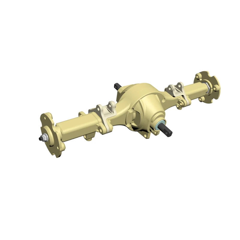 TRASPED SPARE PARTS 8ASS-P0018 MILITARY TRUCK HG-P801 HG-P802 THROUGH BEAM REAR AXLE ASSEMBLY(GREEN OR YELLOW)