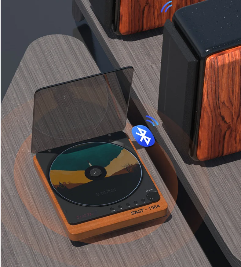 2021 new music player for home compact disc cd retro music player mini CD player vintage