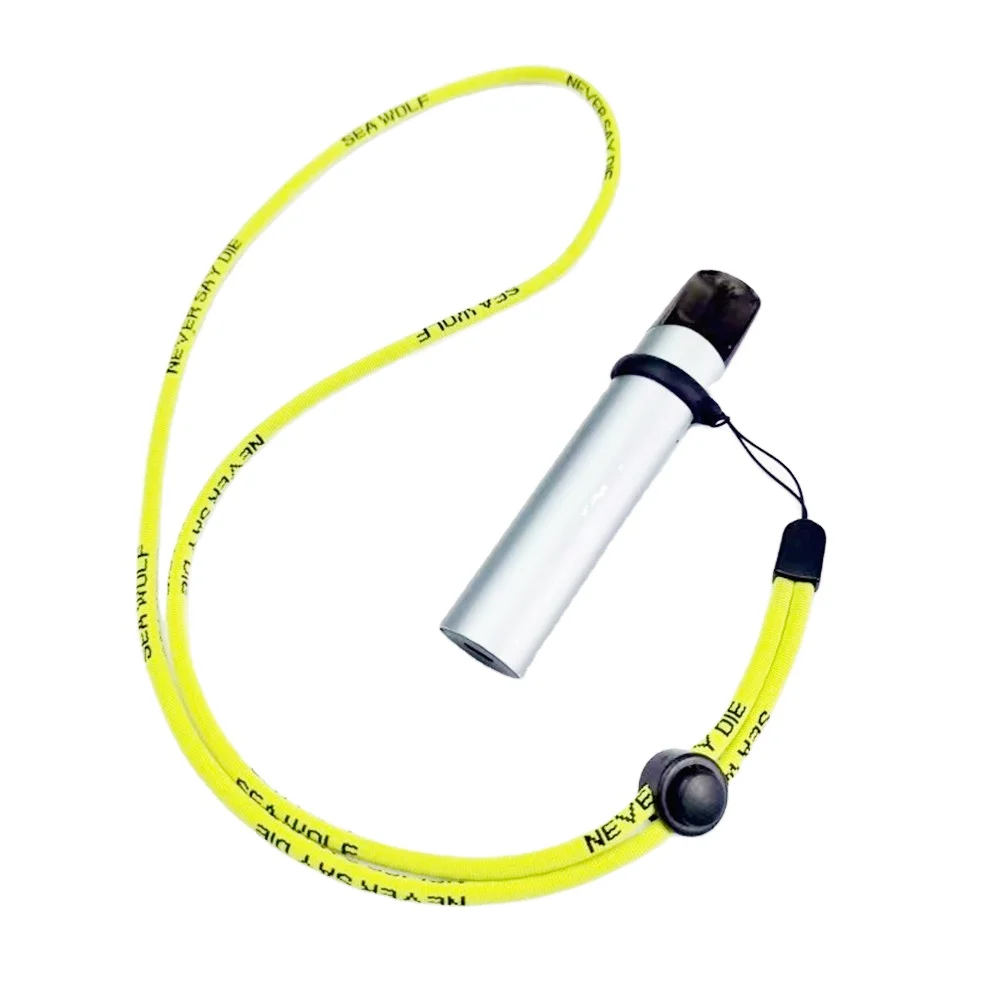 Jacquard woven round rope vape EGO hanging strap with silicon loop electronic cigarette lanyard