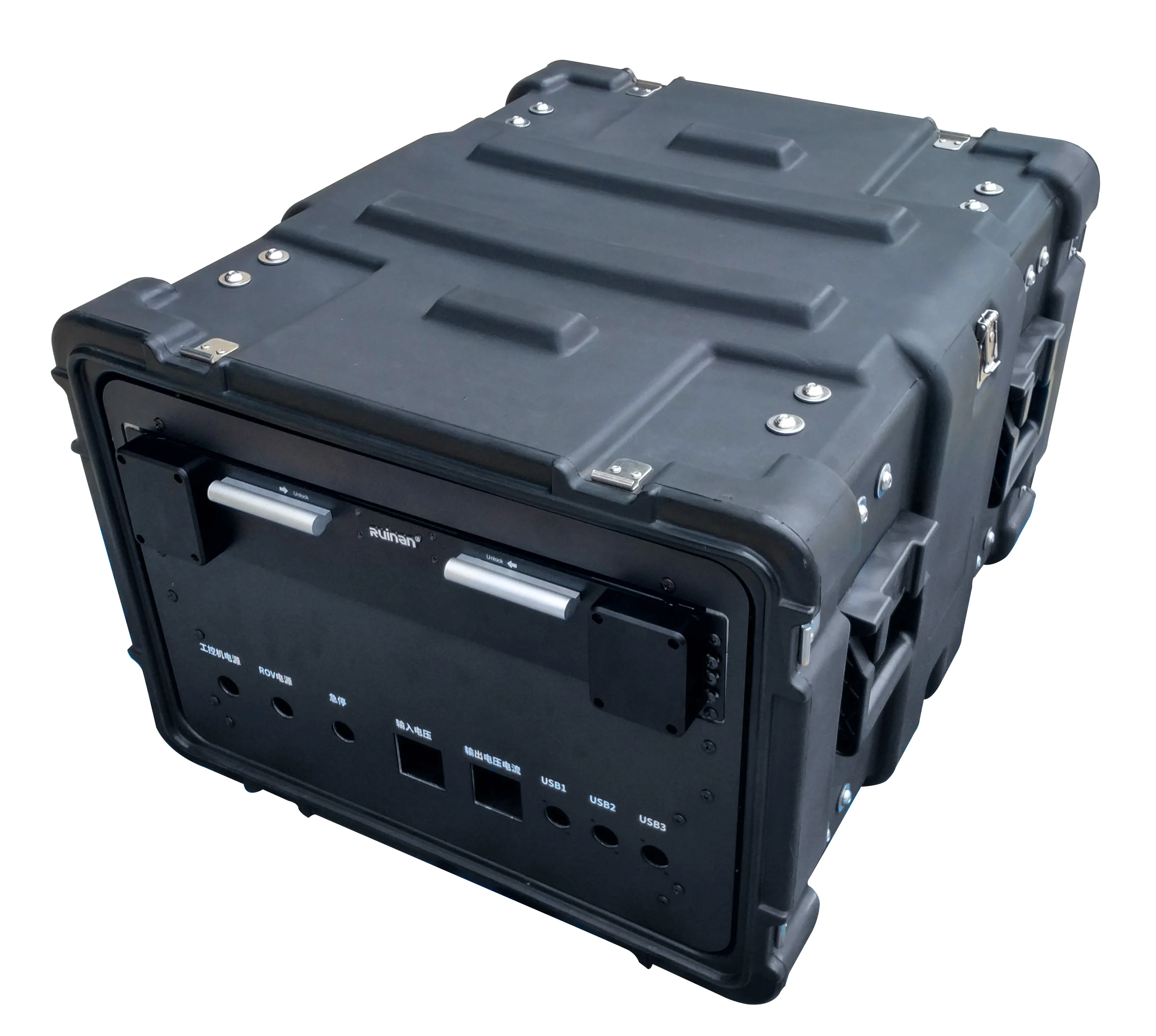 China supplier Tricases new products  anti-shock 19 inch 6U double rack mount case