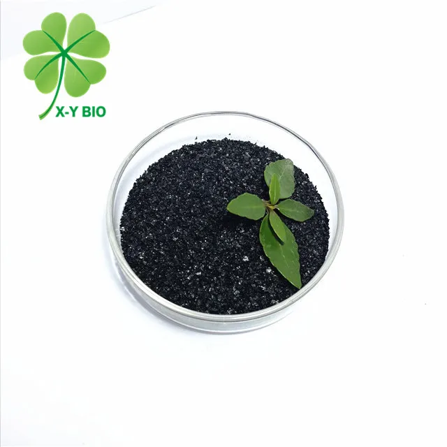Good Price Sodium Humate Shiny Flake For Fertilizer Poultry Feed Small Size