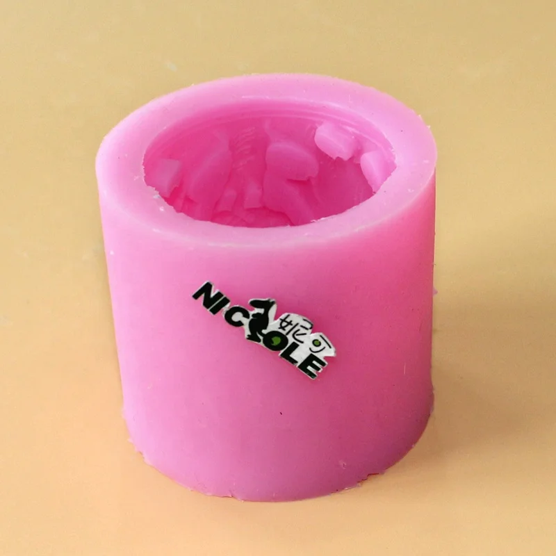 Nicole Handmade Elephant Silicone Rubber Candle Mold,Custom Silicone Soap Molds