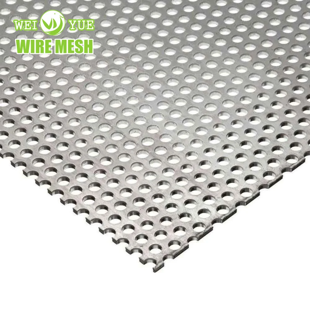 ISO Certification 304 and 316 Stainless Steel Round/Hexagonal Hole Perforated Building Metal Sheet