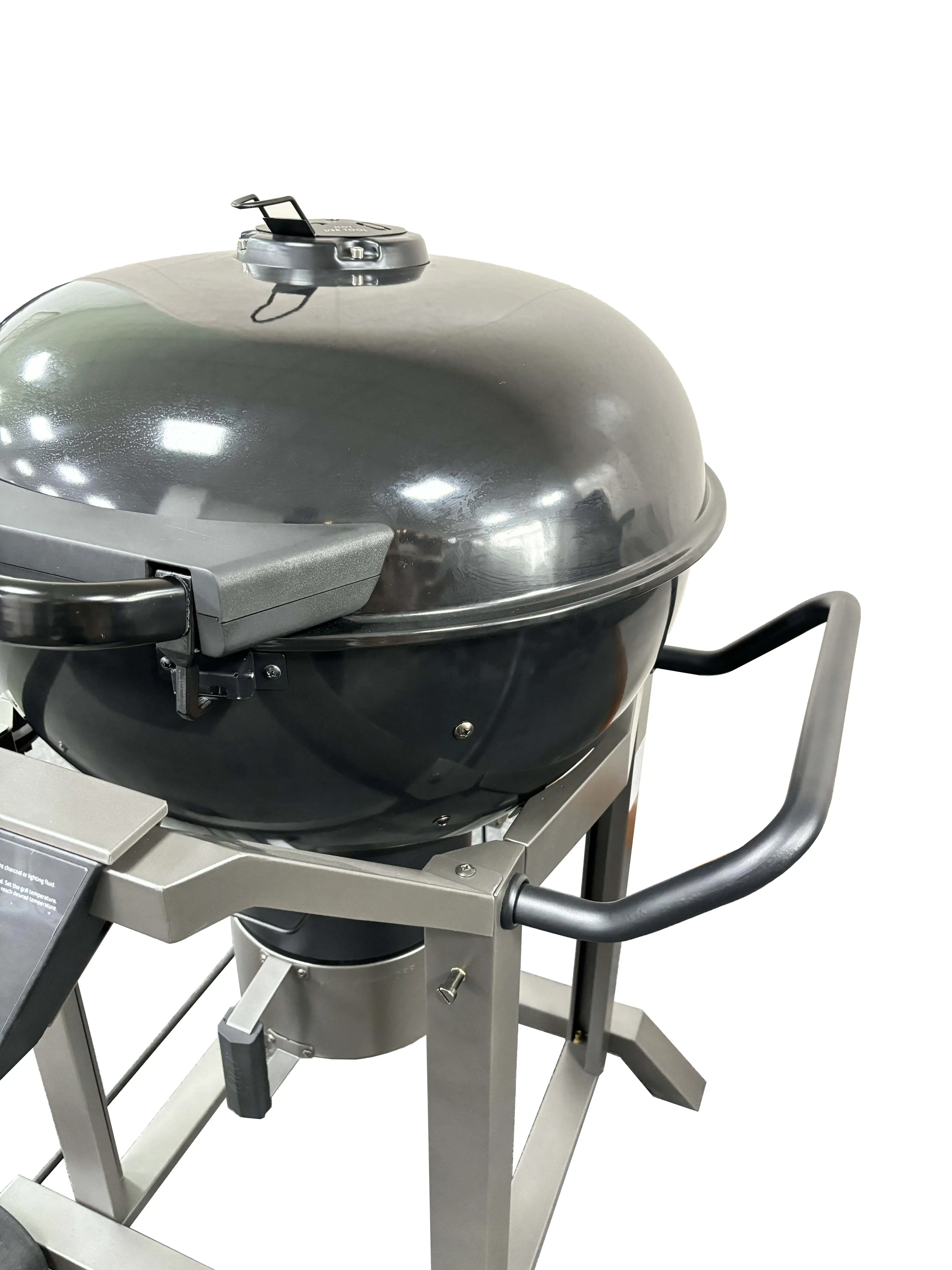 Clearance Portable Smart Round Charcoal Grill Battery Temperature Control Bbq Grill Charcoal Grill Outdoor