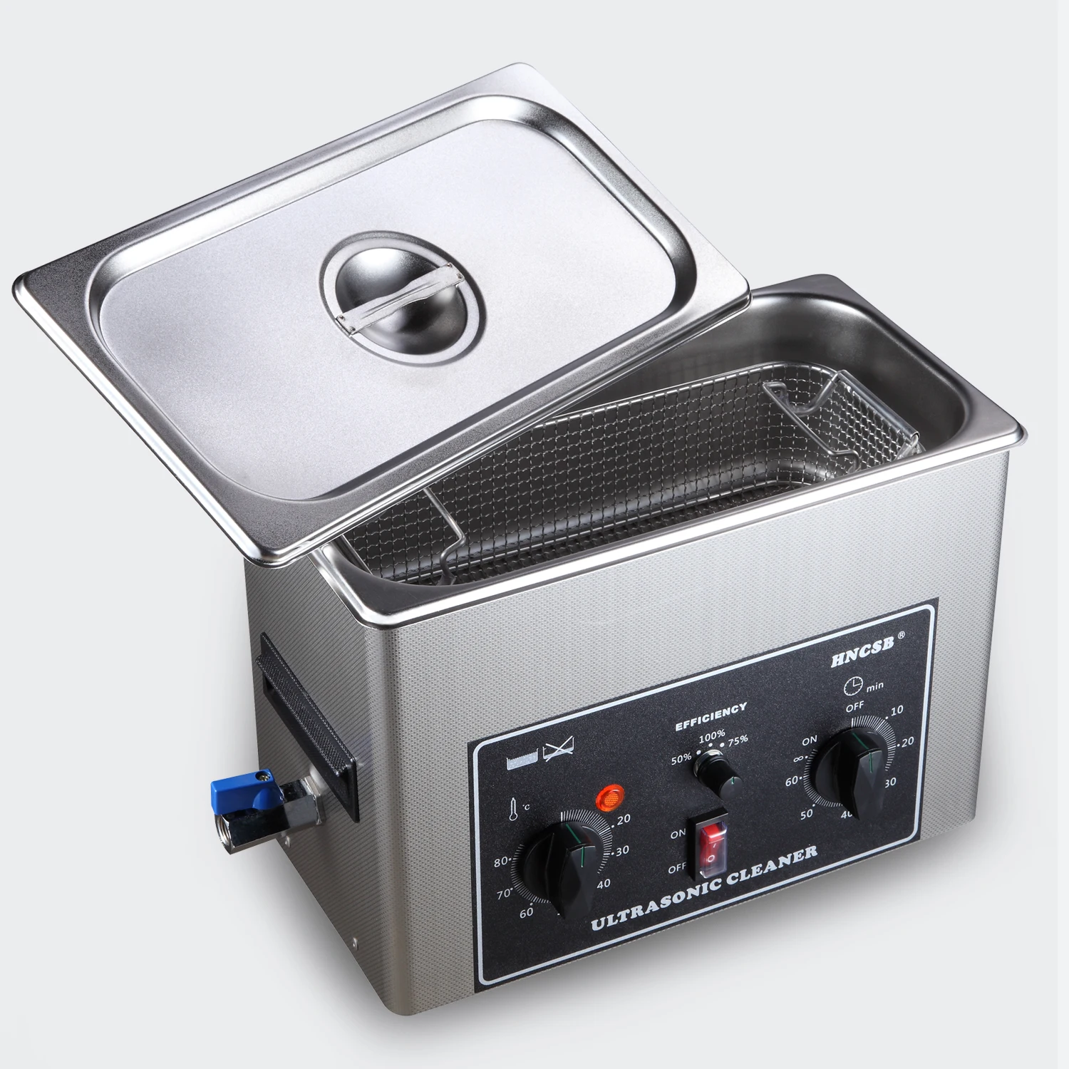 HNCSB Small Size Desktop Digital Ultrasonic Cleaner for  Screw, Jewelry, Eyeglass, Mini Ultrasonic Jewelry Cleaner