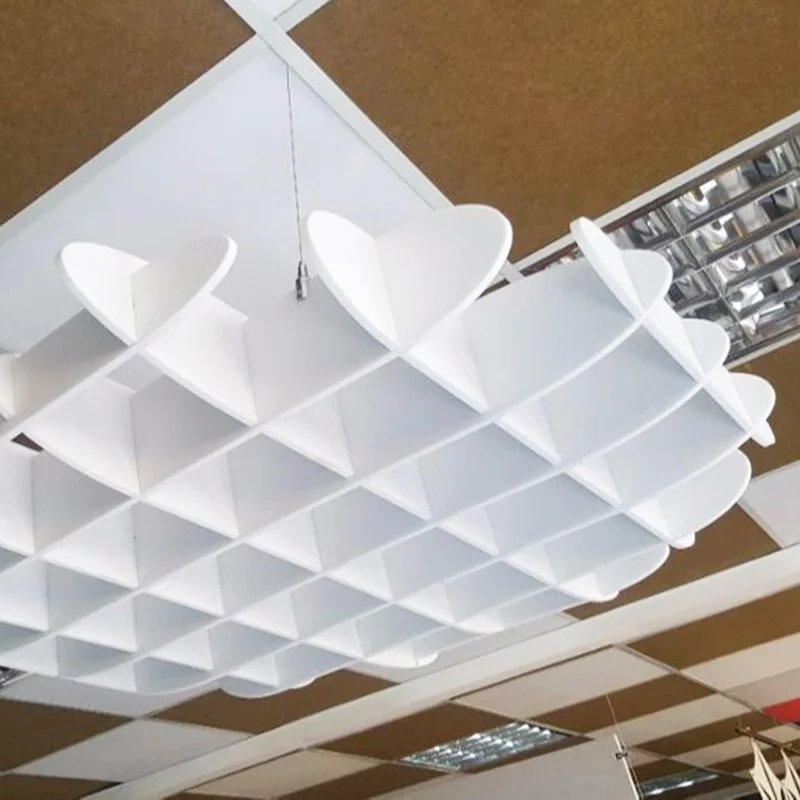 Suspended ceiling acoustic panel sound absorber baffle ceiling sound proofing for the studio