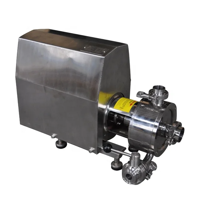 lab three stage high shear mixers homogenizer emulsifier pump