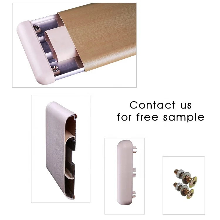 Hospital-Grade Plastic Wall Protector with Durable Rubber Rammschutz-Profile Corner Wall Guard