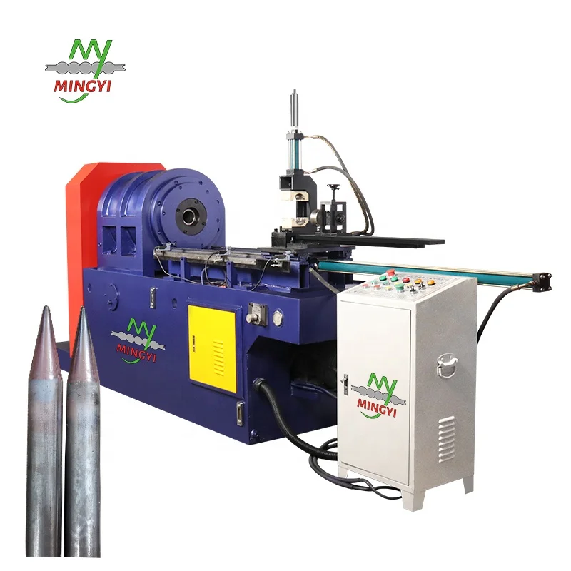 Tunnel Construction Conduit Forming Machine Steel Round Tube Taper Swaging Machine