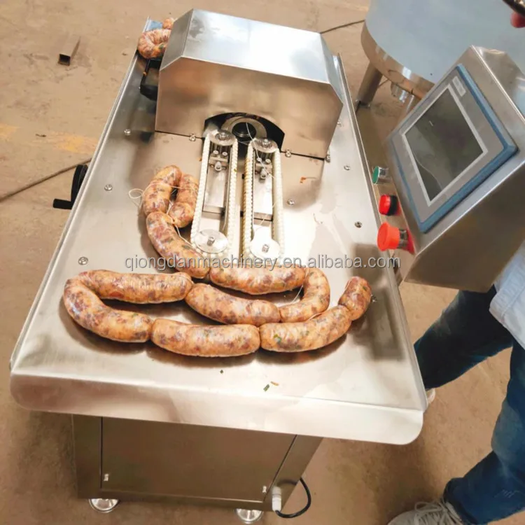 Good quality Sausage tie wire binding machine Stainless Steel Hand Knotting Thread Wire Electric Sausage Tying Machine