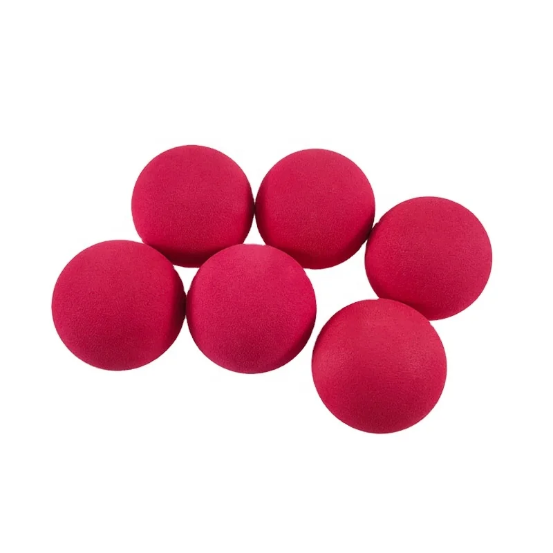 High Density Custom Beautiful Antenna Bouncy Mini  Soft  Washing Sponge 100Pc Mix Color 50mm  Eva Foam Balls