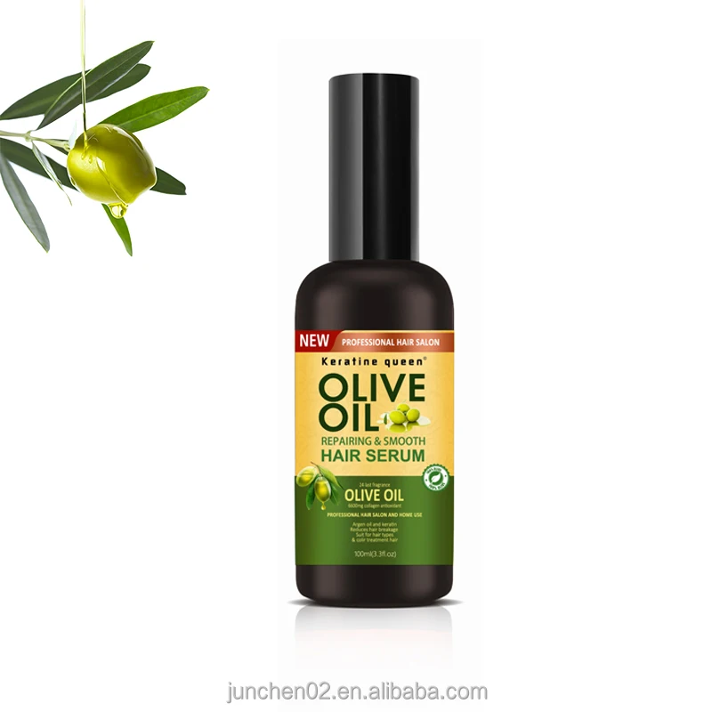 Oem Private Label Black Oil Long Hair Growth For Fall Control Olive Oil