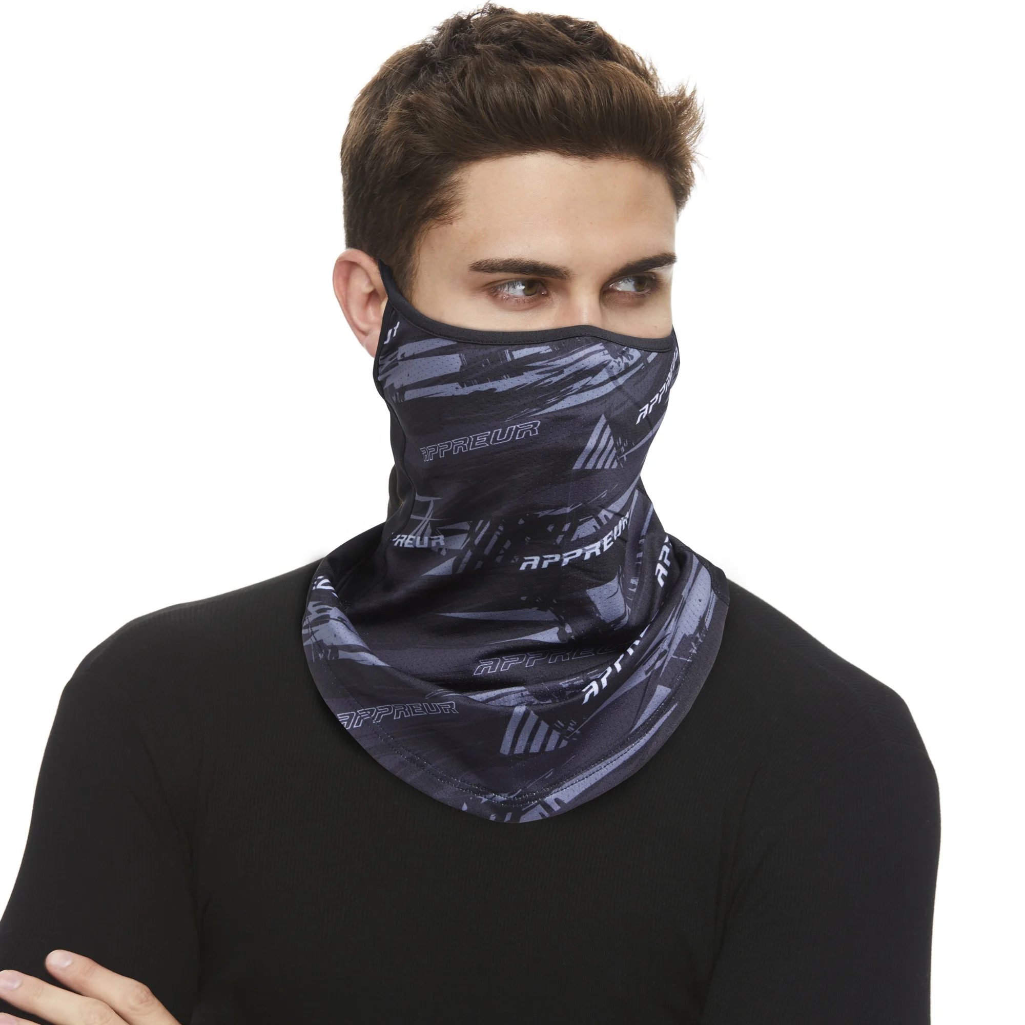 Qinglonglin RTS OEM ODM Sublimation Print Multifunctional Bandana Bicycle Neck Gaiter for Summer