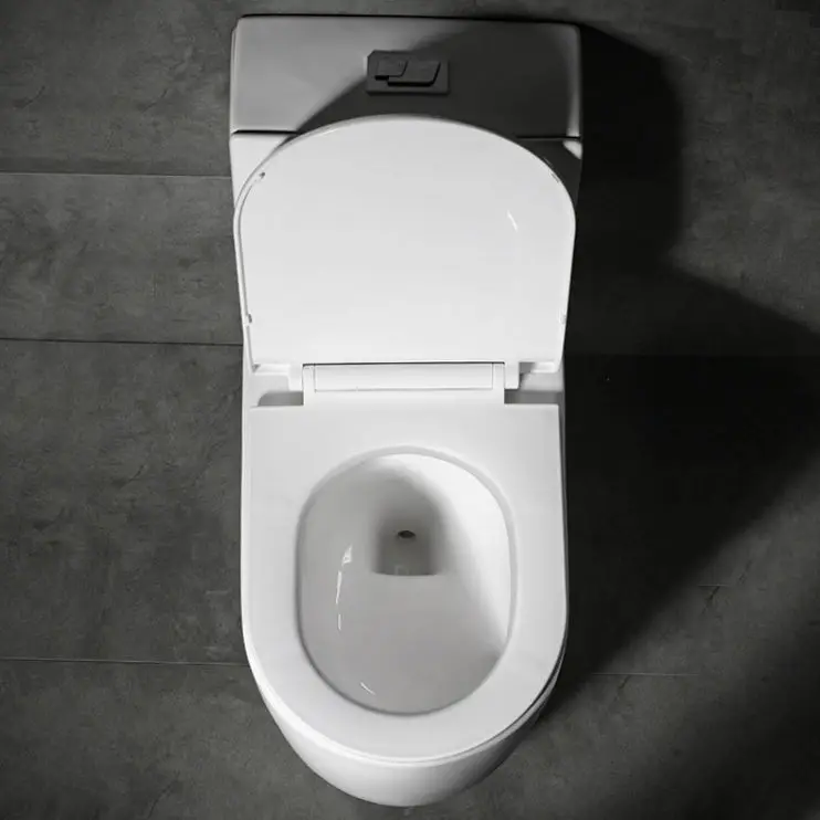 Modern hotel siphonic bathroom wc toilet commode floor mounted closestool siphonic bathroom ceramic one piece toilet