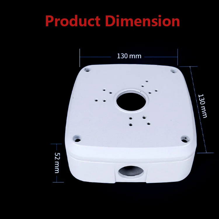 Security Customise CCTV Camera Aluminum Junction Box for CCTV Cameras Install Junction Box