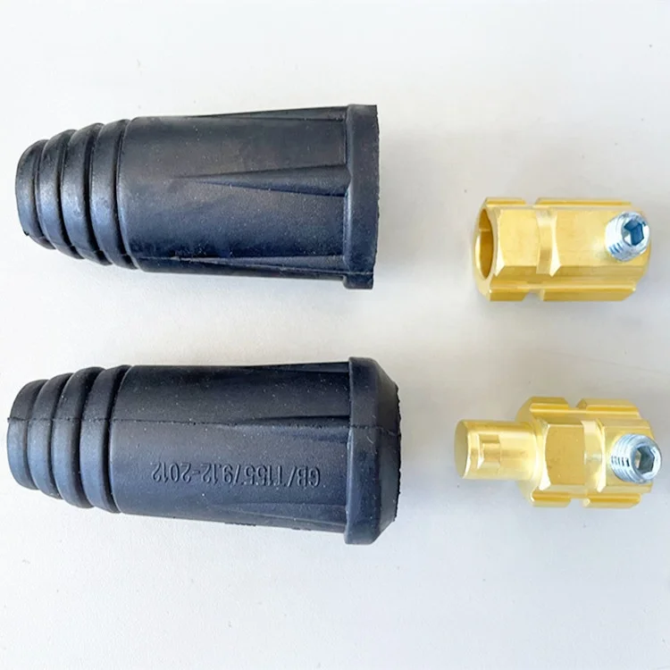 Red and Black CE RoHS Certificate Euro Type Welding Cable Joint DKL50-70