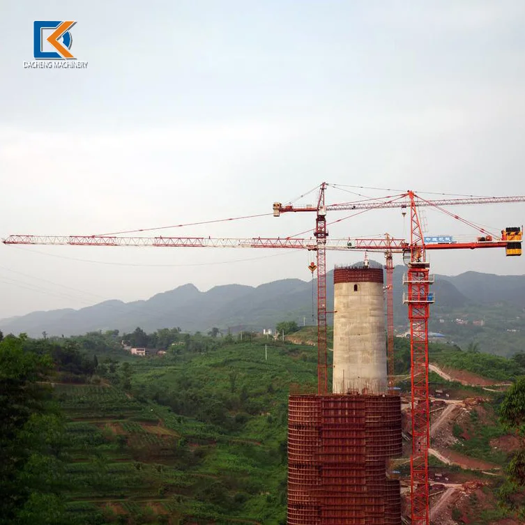 60m Boom Length 12 Tons Qtz280 Tower Crane Price