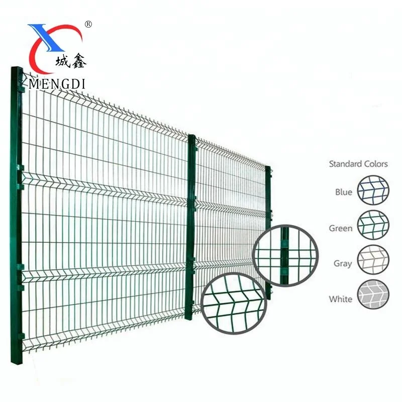 good quality galvanized steel metal pvc coated 3d bending curved garden farm welded wire mesh panel fence factory low price