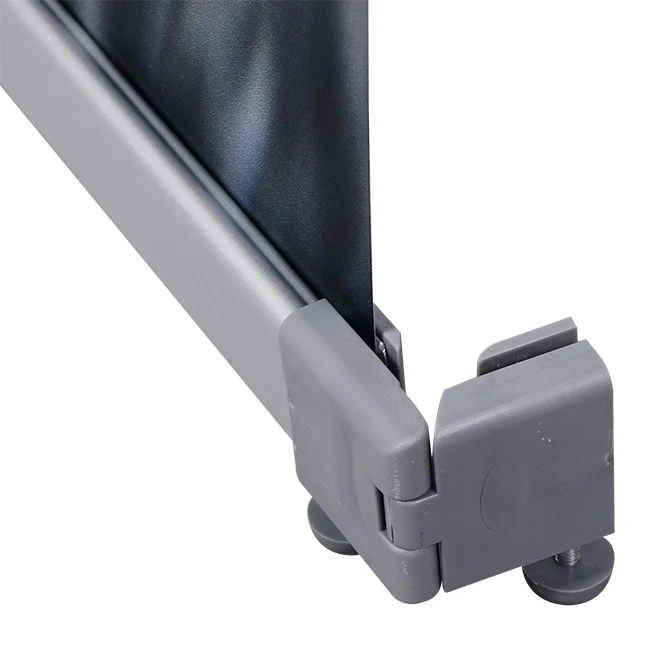 Custom Waterproof Advertising Standing Screen Three Sided banner Outdoor banner stand