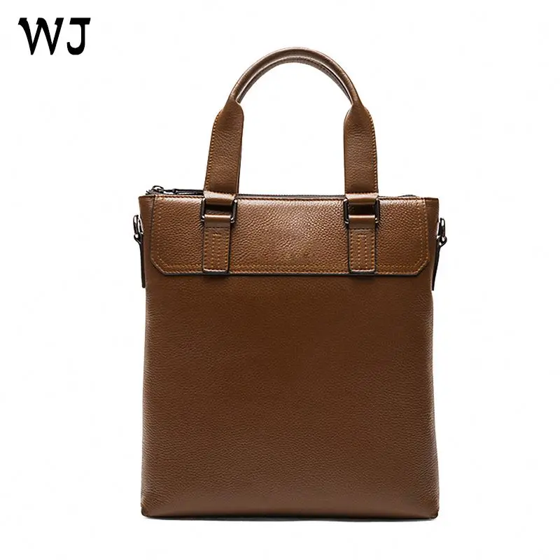 Factory Eco New Hot Mid-High Quality Genuine Real Leather Promotional Custom Men Crazy Horse Leather Briefcase