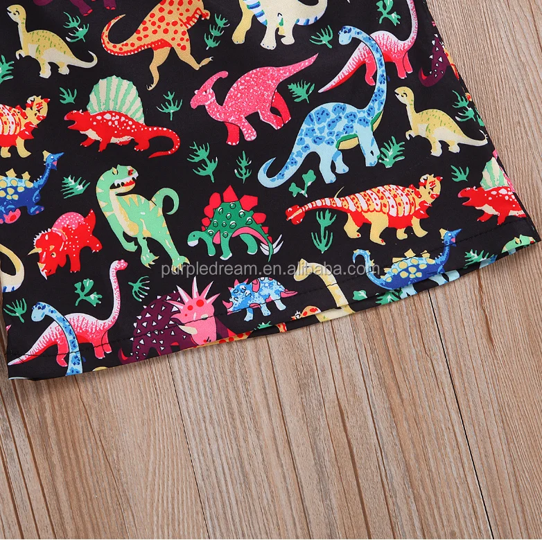 
Summer New Sleeveless Clothing For Kids Dinosaur Printed Boy Tank Tops Cotton Soft Clothes 