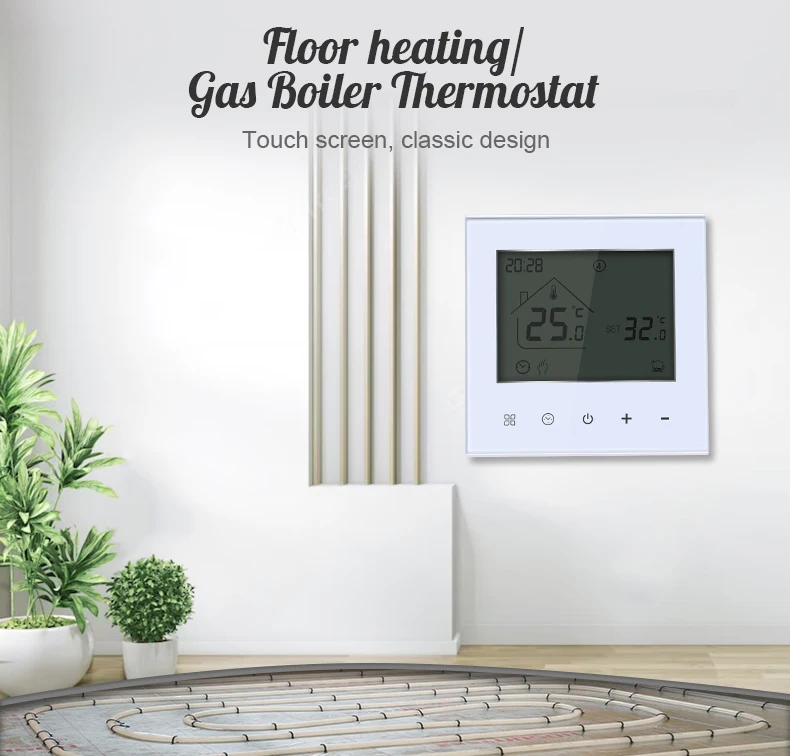 Bandary Tuya Wifi Smart Electric Floor Heating Water Gas Heating Programmable Smart Room Digital Thermostat Wifi For Home