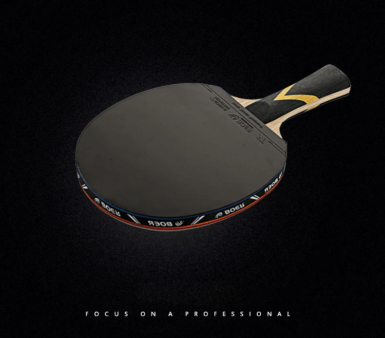 Professional 5 Stars Carbon Paddle PingPong Bat Set Table Tennis Racket For Training