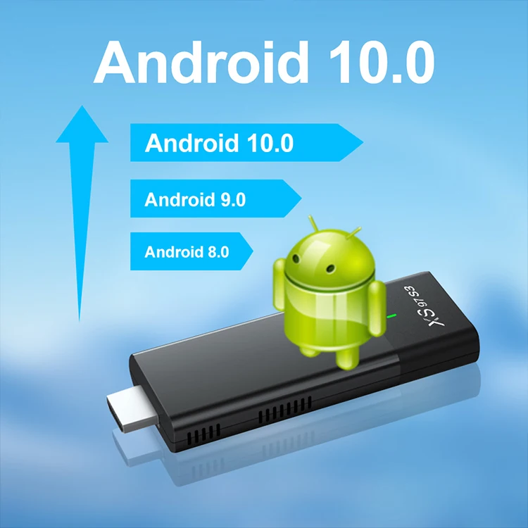 Оптовая продажа xs97 S3 BT stick Самый дешевый tvbox 2025 Новый ALLWINNER H313 android tv 4k