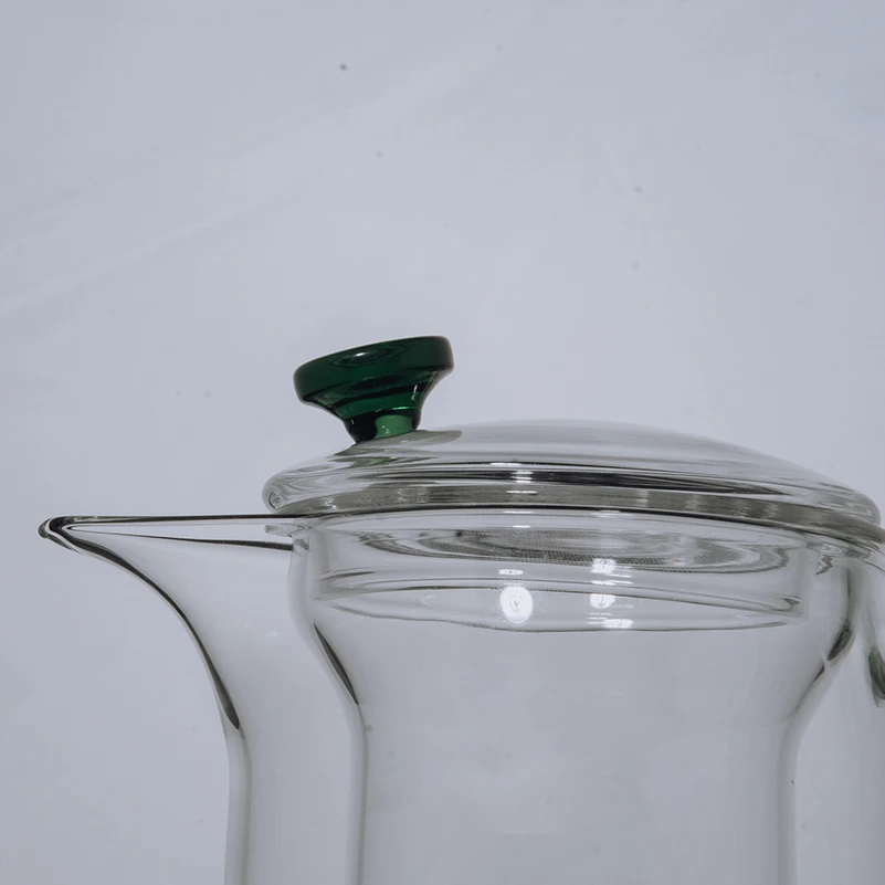 Factory delivery household teapot color handle pot small glass teapot filter tea set activity gift teapot