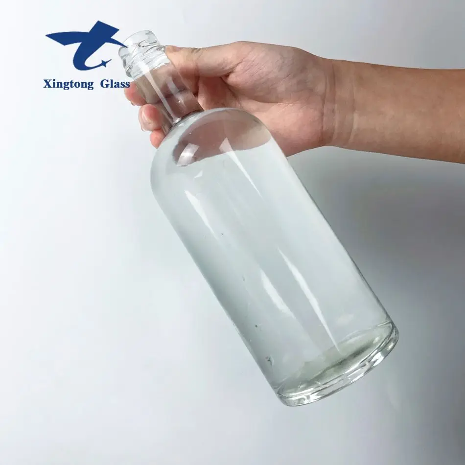 250ml 700ml 750ml 500ml empty vodka spirit liquor blue spray bottle supplier wholesale