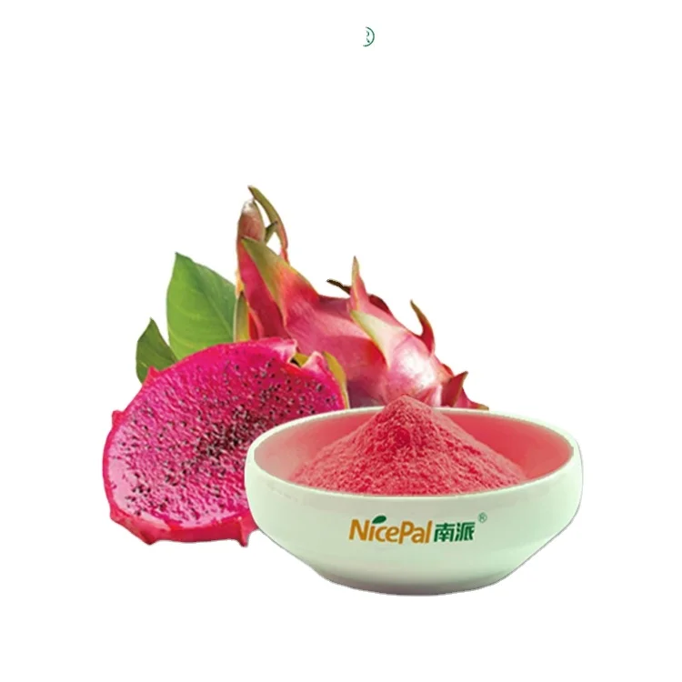 Natural colouring fresh dried pure natural Red Dragon Fruit Powder for cake bread food ingredients