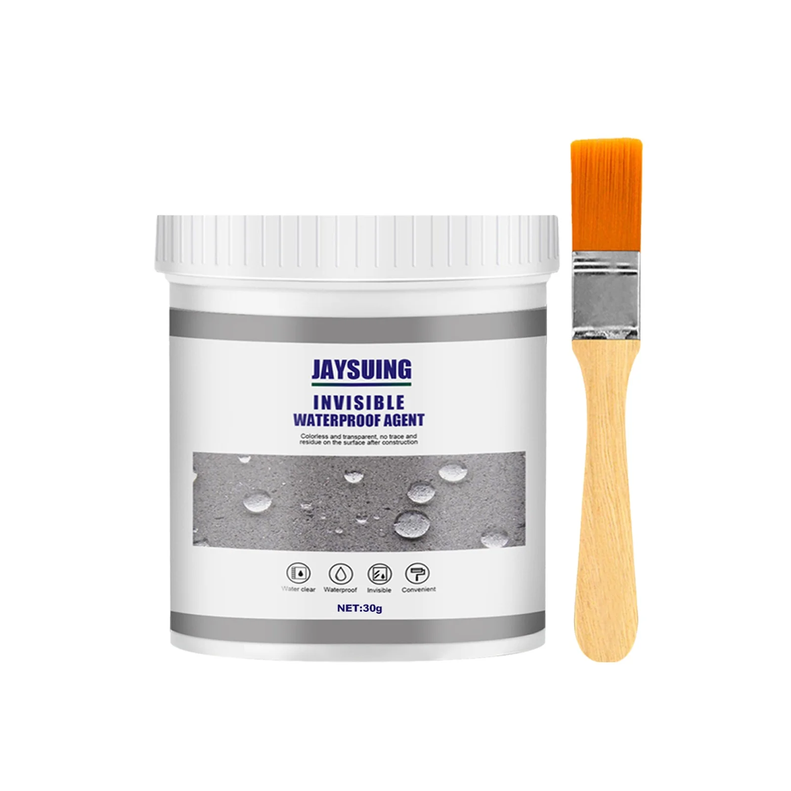 30g 100g 300g transparent waterproof and leakproof sealant Building material floor leakproof paint