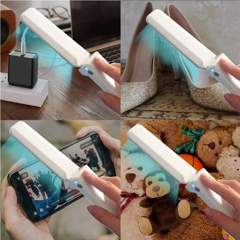
Handheld folding portable uv light ultraviolet sanitizer wand 