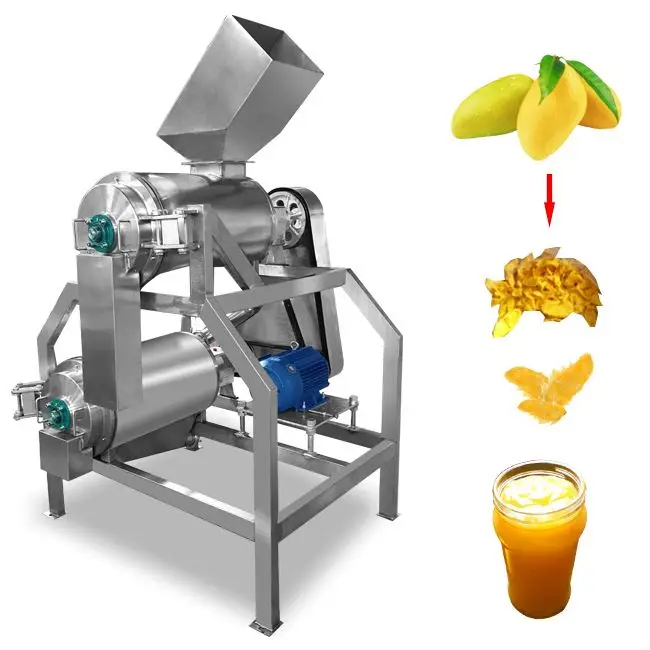 fruit vegetable processing machines juice extractor industrial stainless steel pulping machine for