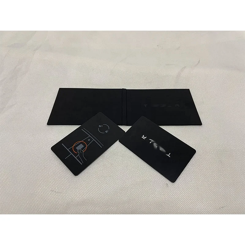 New energy vehicles  car accessories door key card  for Tesla Model 3  model Y kits 1 set two pcs