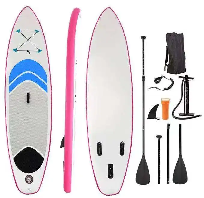 
Hadley 2021 custom LOGO inflatable stand up paddle board pulp board with pump for surfing 