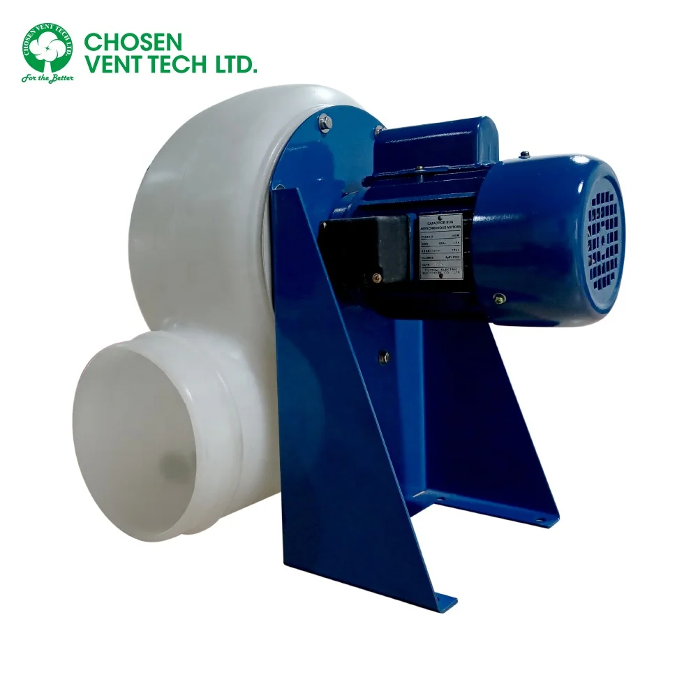 Better Efficiency Industrial Chemical Anti Corrosion Plastic PP Centrifugal Blower Fan for Chemical industry