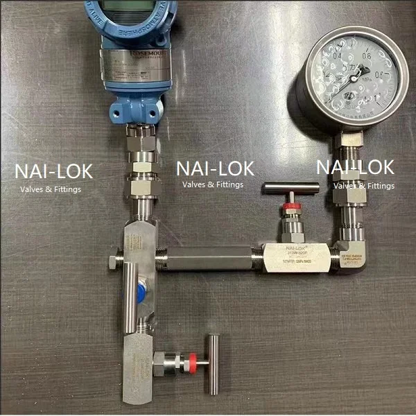 Inconel 625 3 5 way valve manifolds R type T type three valve manifold 2 valve manifolds for pressure transmitter