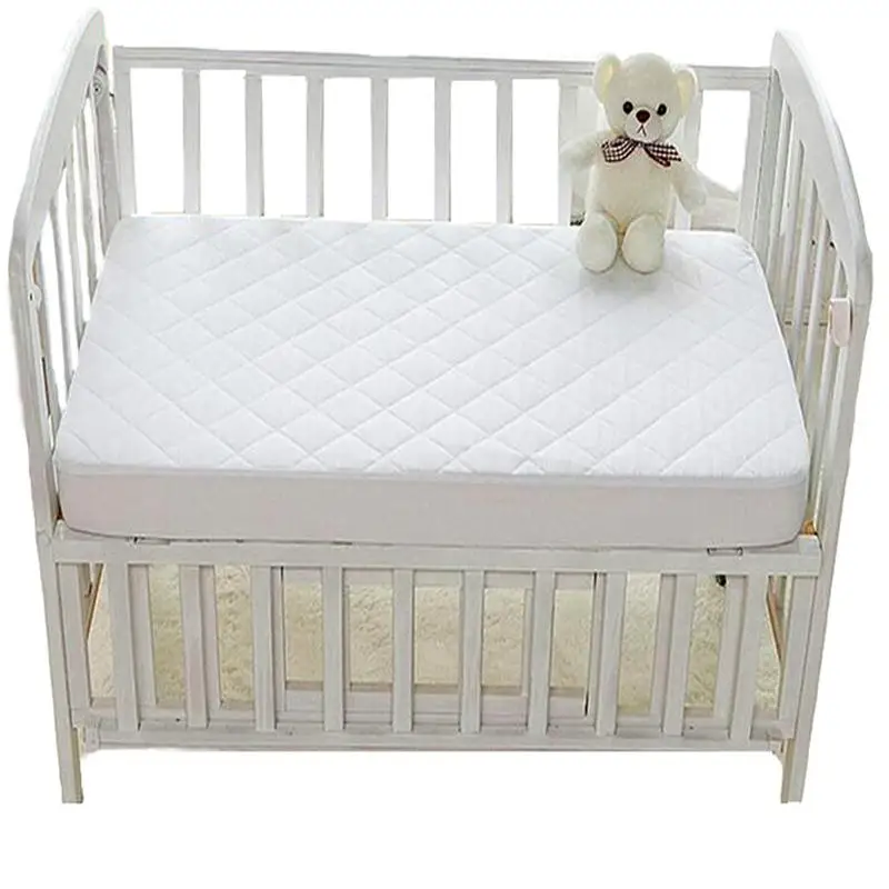 Best Mattress Cover for Baby Waterproof Mite-proof Mattress Protector 30 Waterproof Bed Sheet White Plain Knitted Microfiber