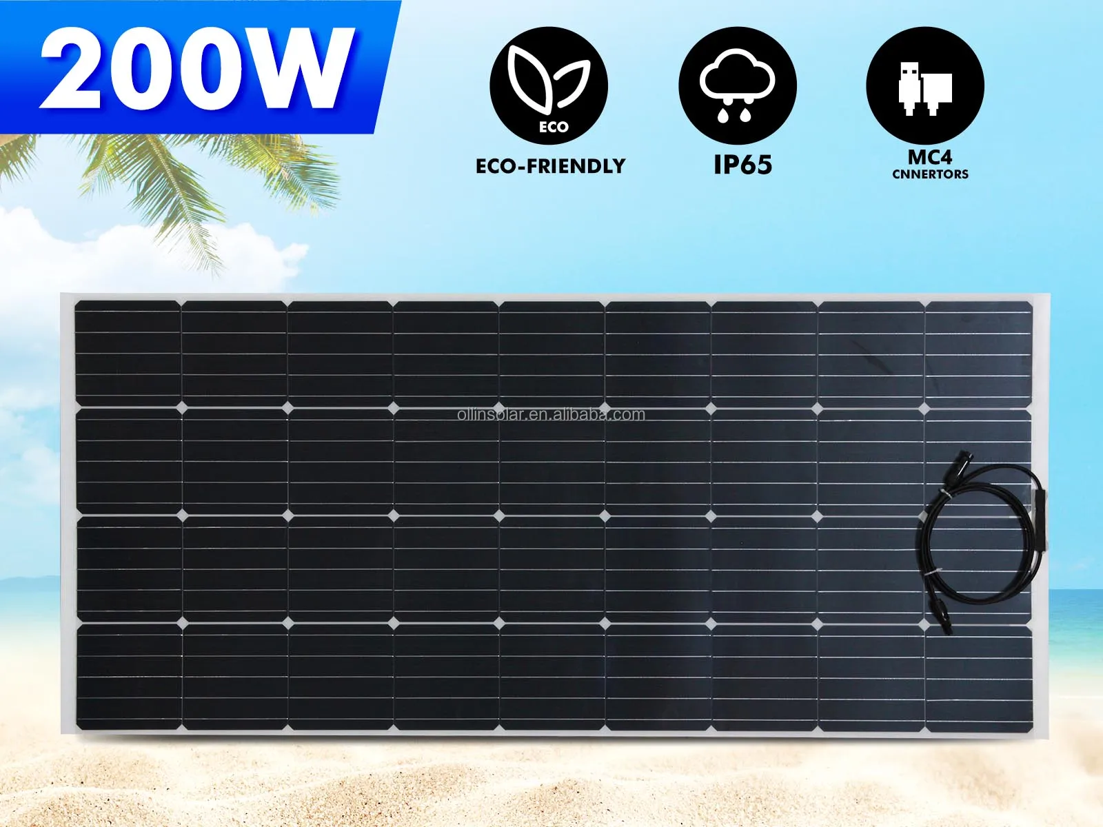 400W Portable Solar Panel Foldable & Durable Waterproof IP68 For Outdoor Adventures Foldable Solar Panel ETFE CA-1020