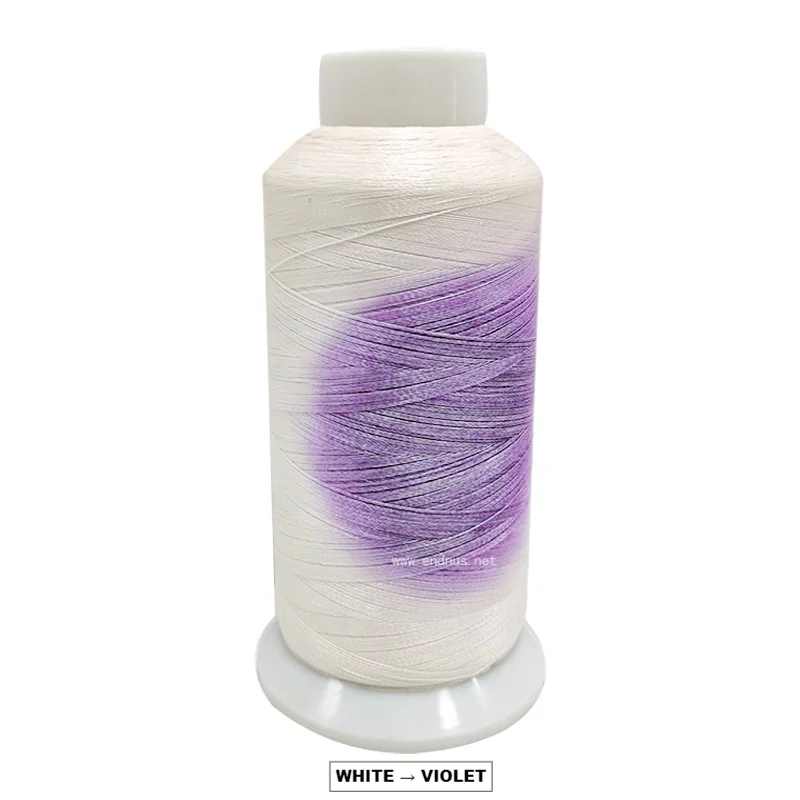 Noticeable Color Changing Thread UV Solar Active Polyester Embroidery Thread