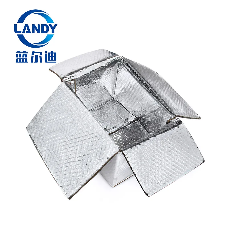 Frozen fresh fish paper packaging shipping fish box overnight in hot weather