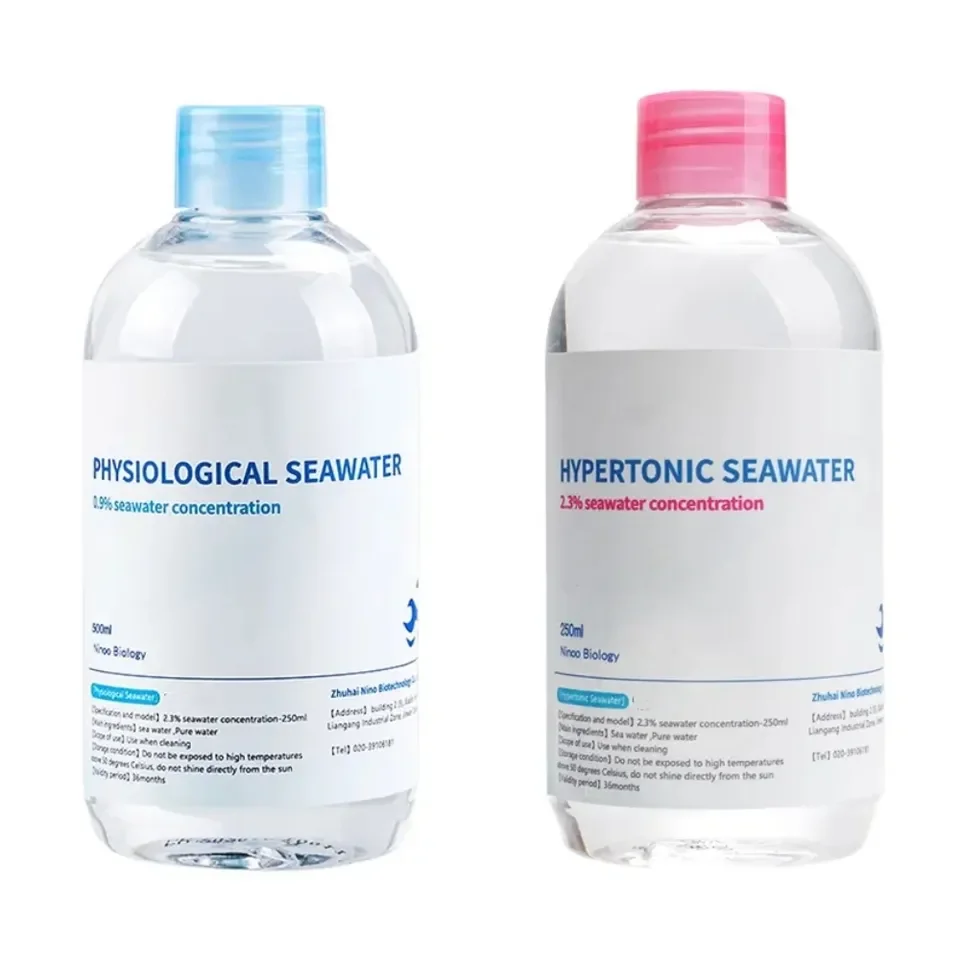 Medical Grade Sterile Saline Solution in 500ML Bottle for Nasal and Wound Care - Isotonic Free for Safe and Effective Use