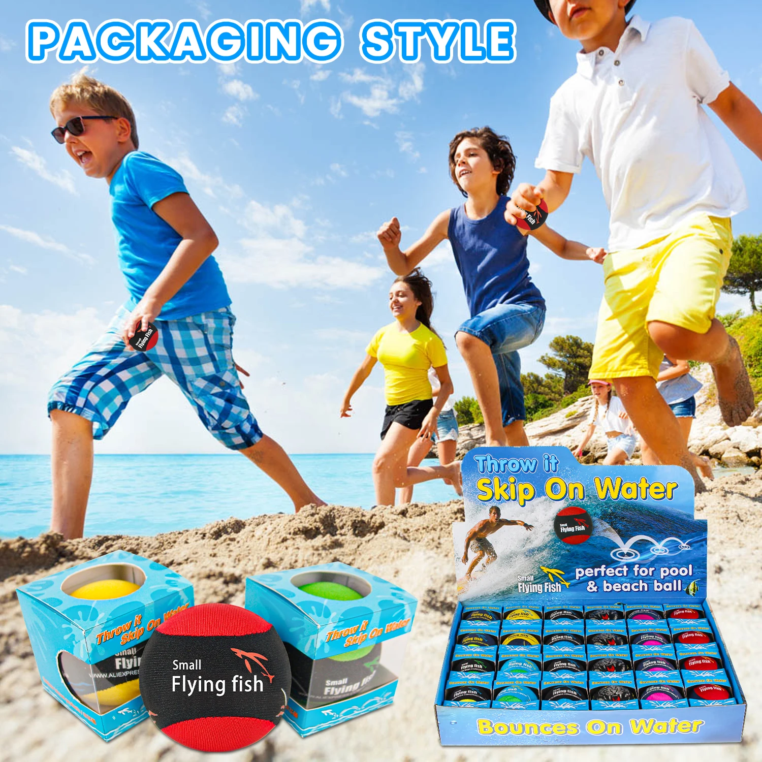 New Hot Selling Sales Kids Jump Ball Toys Balls Water Reusable Water Polo Water Skim Splash Toys of Balls