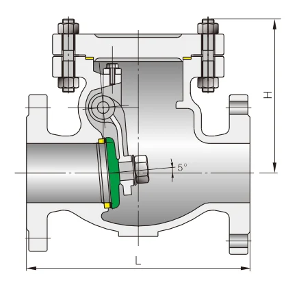 CQATMT Horizontal Foot Check Valve Horizontal Check Valve Check Valve Prevent Water Backflow