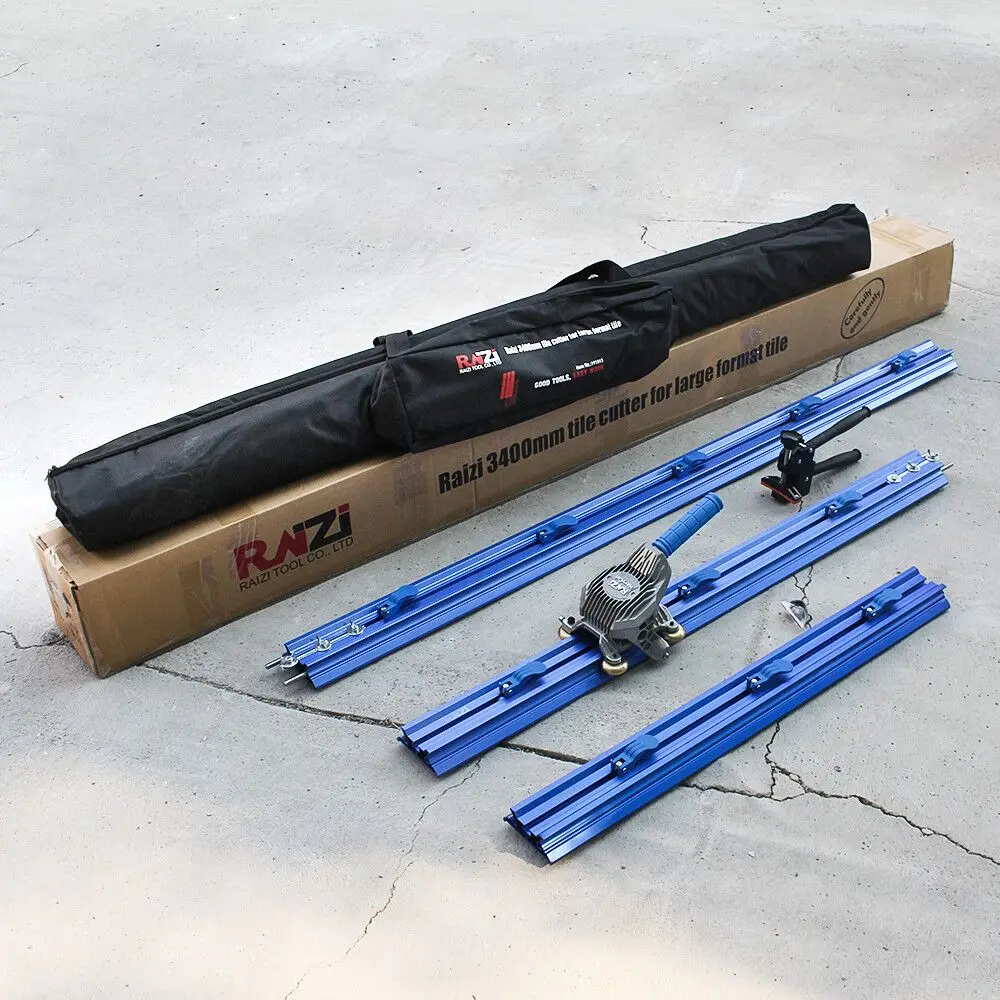 Raizi 3400mm Slim System Tile Cutter with connectable guides For large format porcelain stone machinery