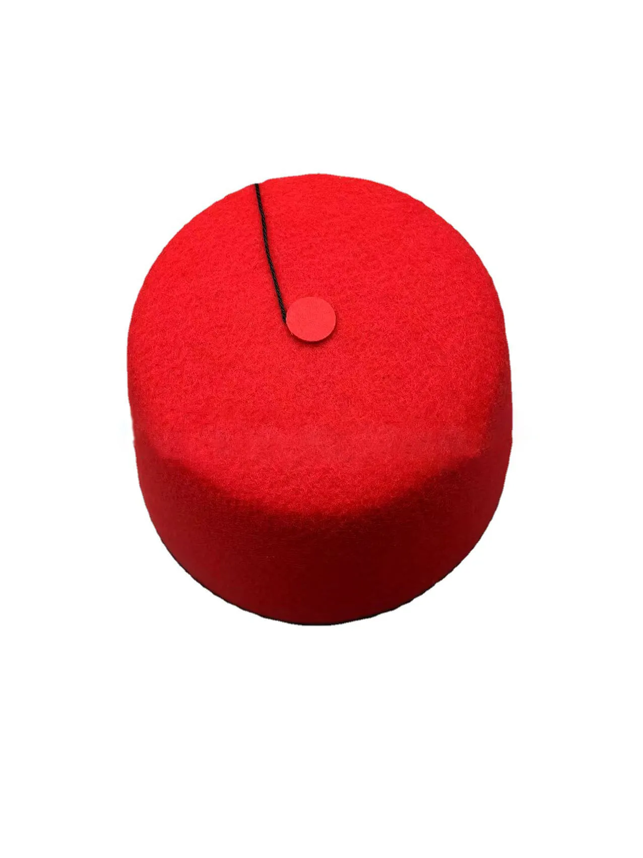 Adult Felt Turkish Hat Red Fez Hat Tassel 100% Australian Burgundy Wool Felt Fez Arabian Red Fez Hat Moroccan Costume Accessory
