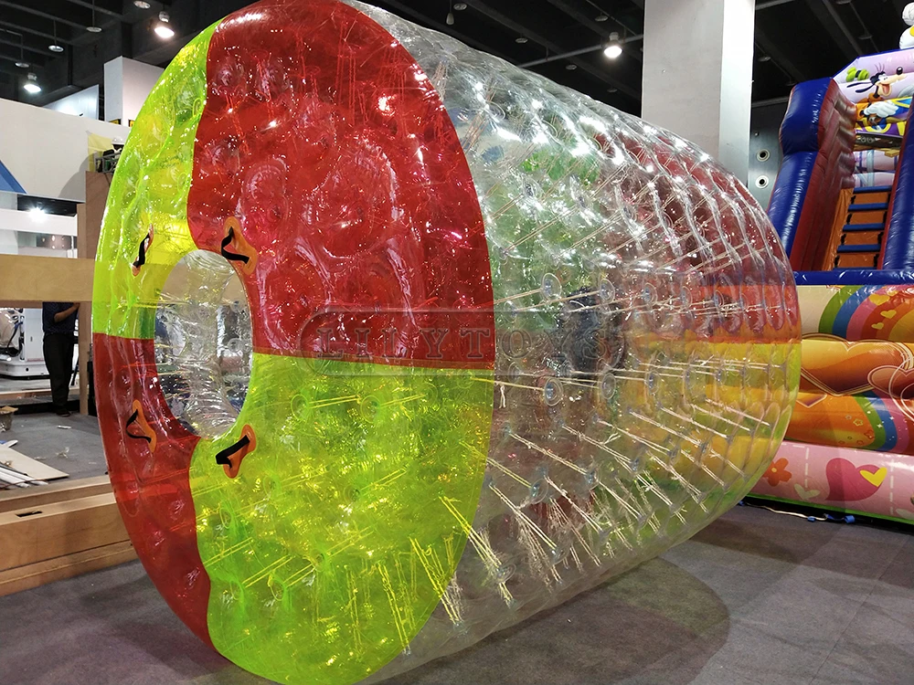 Attractive crazy TPU and PVC water proof inflatable zorb roller ball for outdoor water playground park